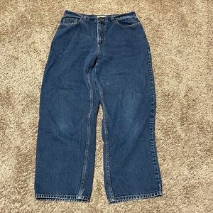 LL Bean Jeans Womens 16 Regular High Rise Straight Original Fit Medium Wash